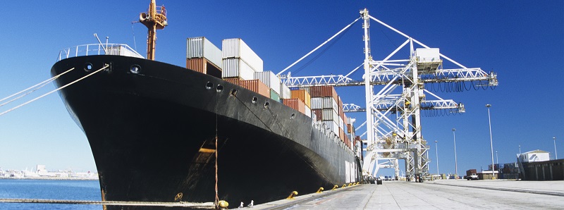 Cargo Ship at Wharf